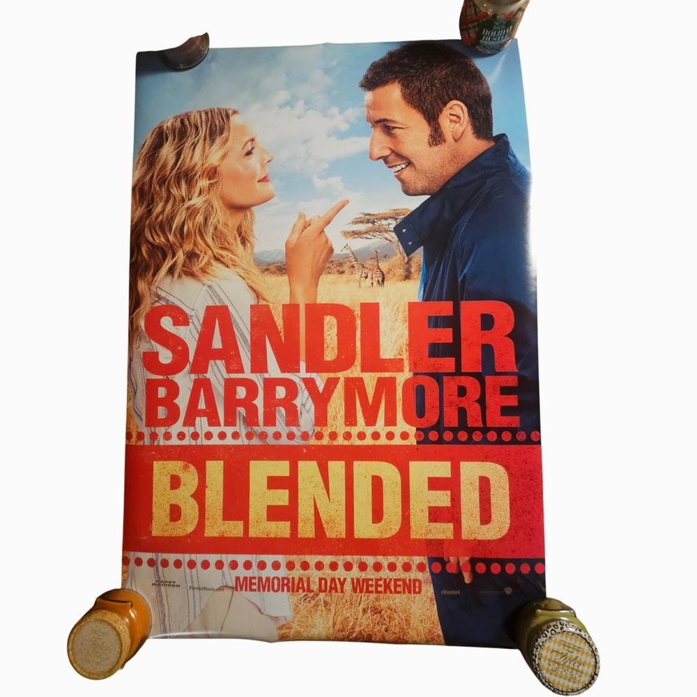 Blended 2013 Original Movie Poster 27x40 Adam Sandler Drew Barrymore D/S